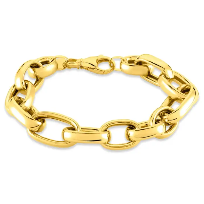 Immagine contenente l'outfit BRACCIALE CATENA STROILI ORO