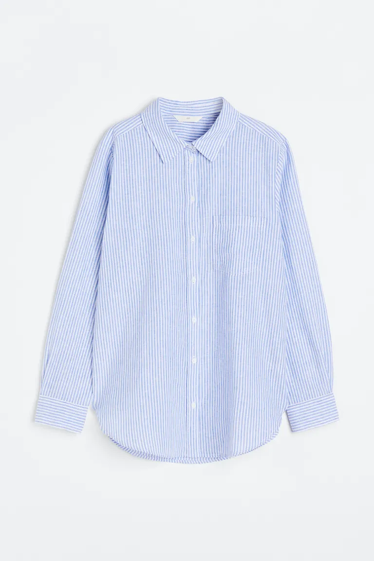 Immagine contenente l'outfit Camicia in misto lino H&M