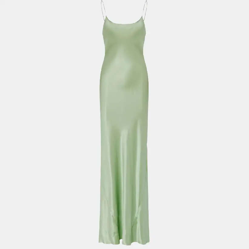 Immagine contenente l'outfit SATIN SLIP DRESS VICTORIA BECKHAM